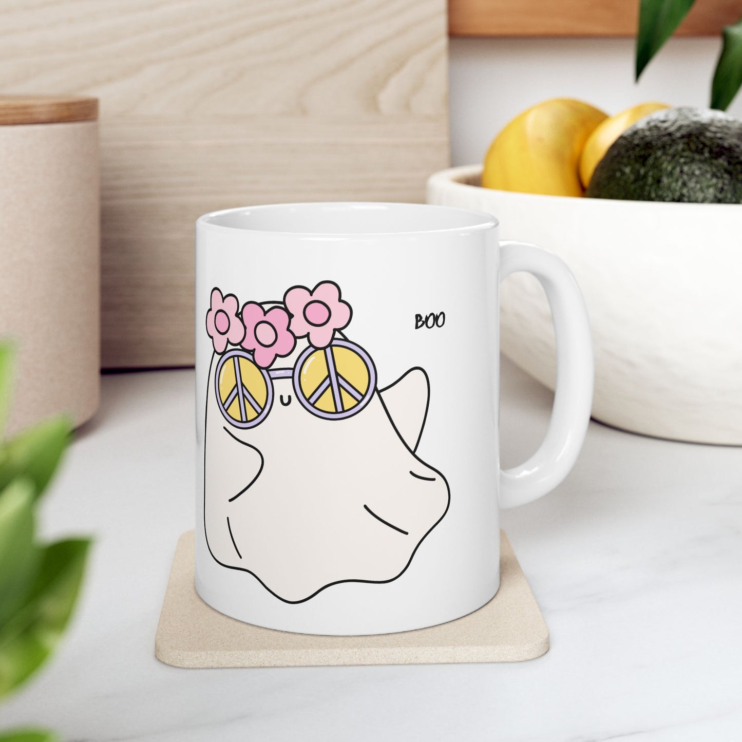 Adorable Ghost Halloween Mug