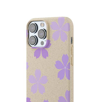 Eco friendly Purple Lavender Floral Design Phone case