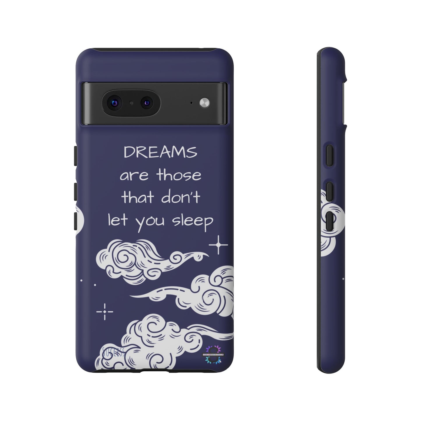 Limited Edition | Royal Blue Phone Case with Motivational Quote – Cloud Design Slim Protective Cover with Dual Layer Protection | Success Subliminals | Motivational Quote