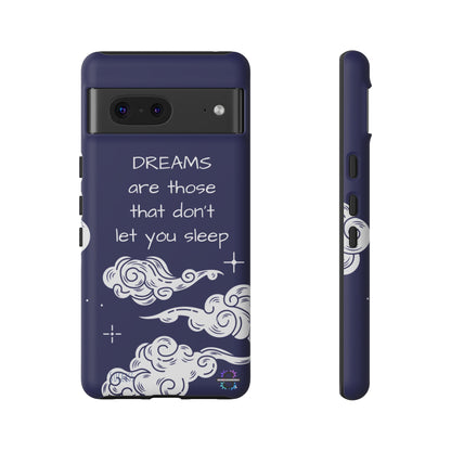 Limited Edition | Royal Blue Phone Case with Motivational Quote – Cloud Design Slim Protective Cover with Dual Layer Protection | Success Subliminals | Motivational Quote