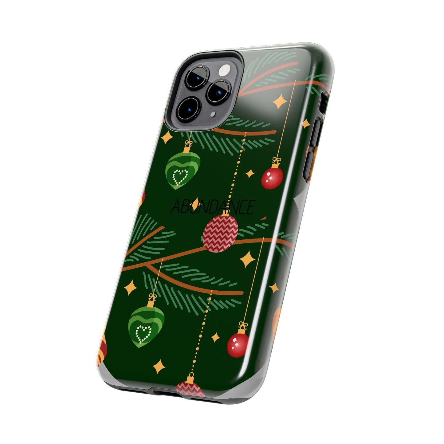 Cute Christmas print Mobile cover | Subliminal messaging to attract abundance| Manifest Abundance