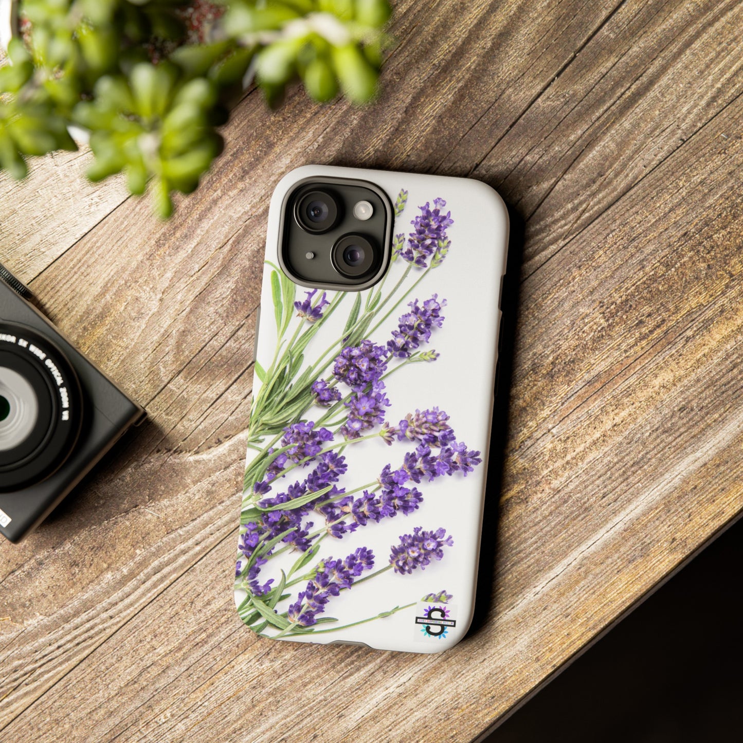 Lavender Print Hard Phone Cover, Mobile case