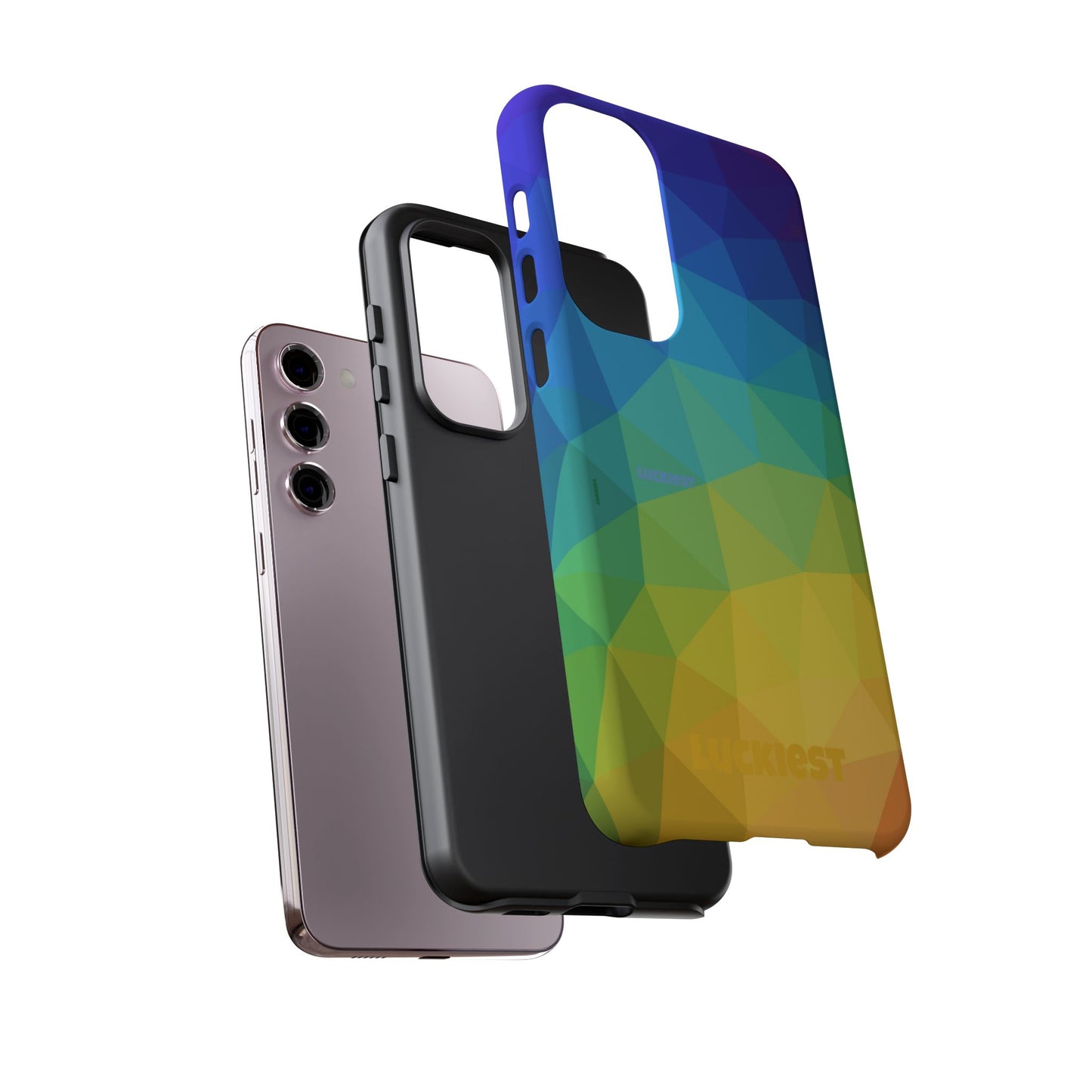 Chromatic Geometric Phone Cover | Mobile Cover  | Luckiest person alive subliminal