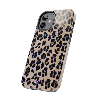 Black and Brown Mobile Cover, Leopard Print, Stylish Mobile Case, Accessories