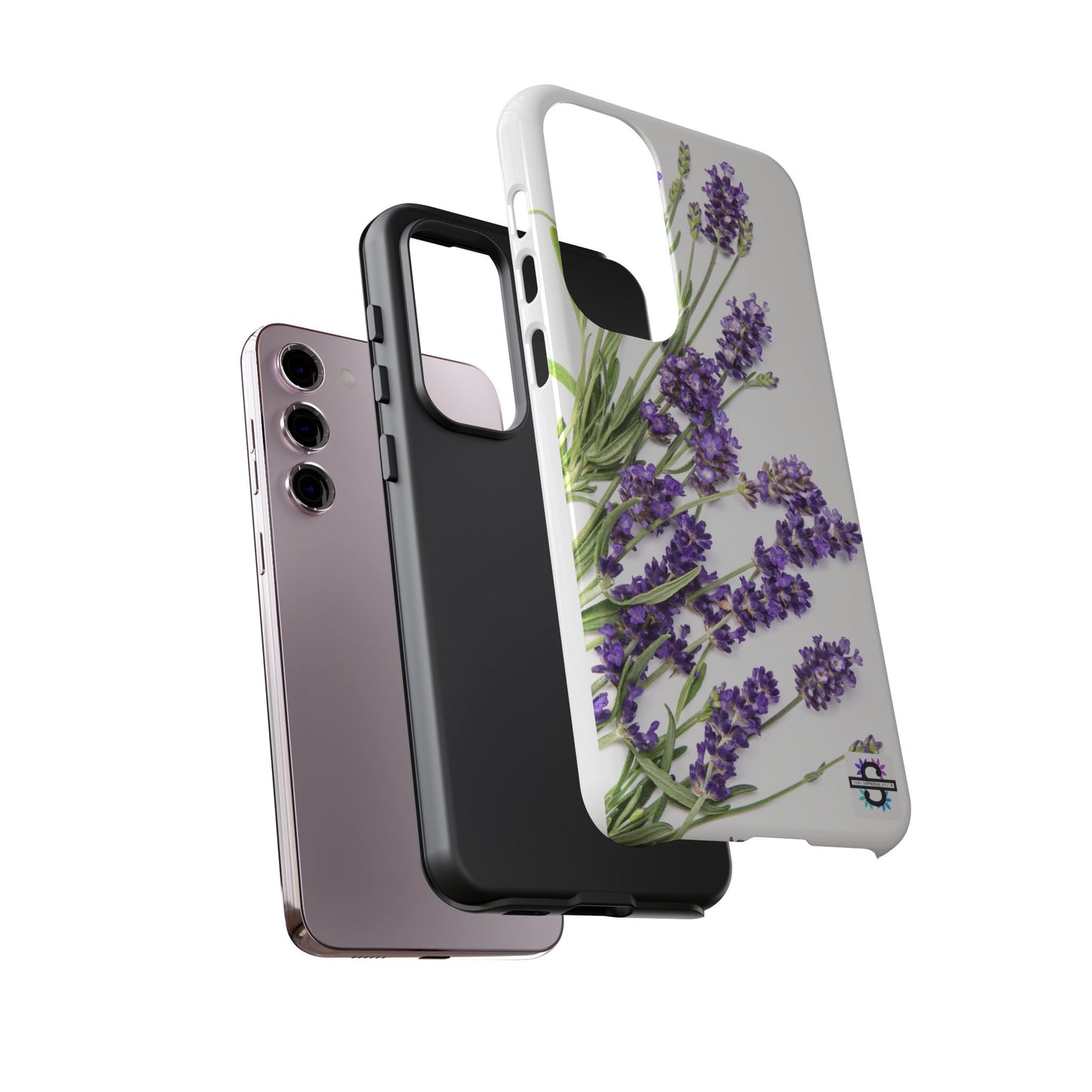 Lavender Print Hard Phone Cover, Mobile case