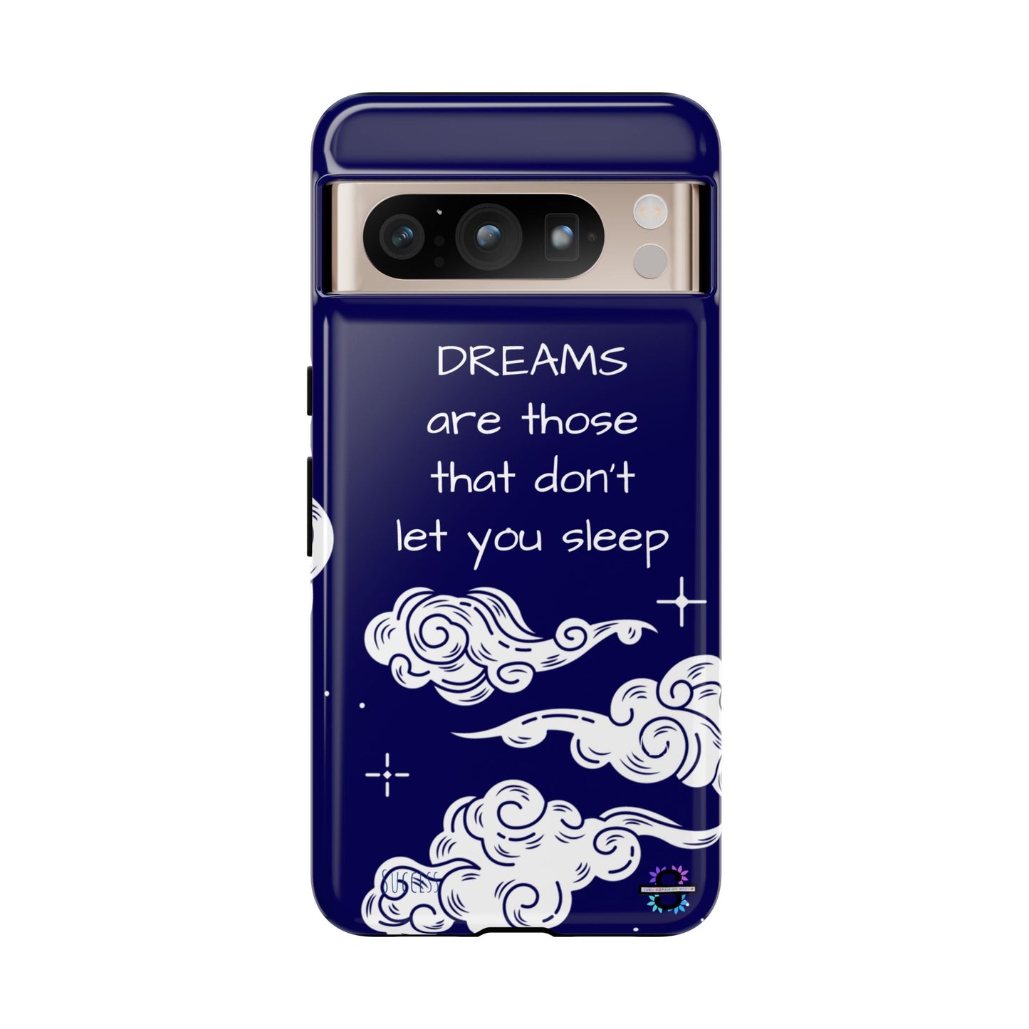 Limited Edition | Royal Blue Phone Case with Motivational Quote – Cloud Design Slim Protective Cover with Dual Layer Protection | Success Subliminals | Motivational Quote