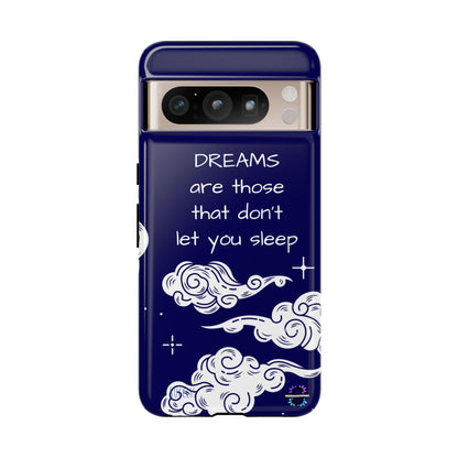 Limited Edition | Royal Blue Phone Case with Motivational Quote – Cloud Design Slim Protective Cover with Dual Layer Protection | Success Subliminals | Motivational Quote