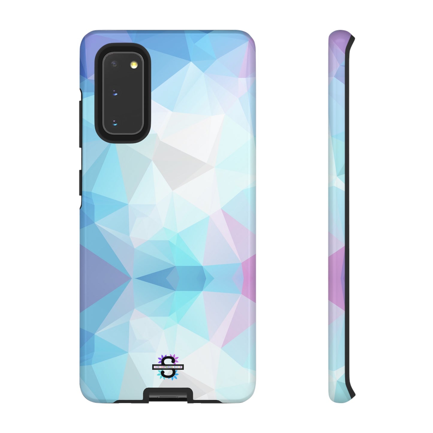 Geometric Blue Phone Cover