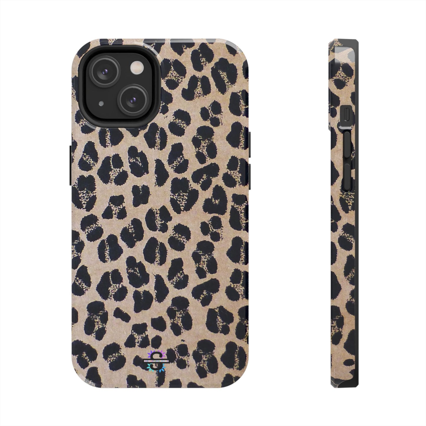 Black and Brown Mobile Cover, Leopard Print, Stylish Mobile Case, Accessories