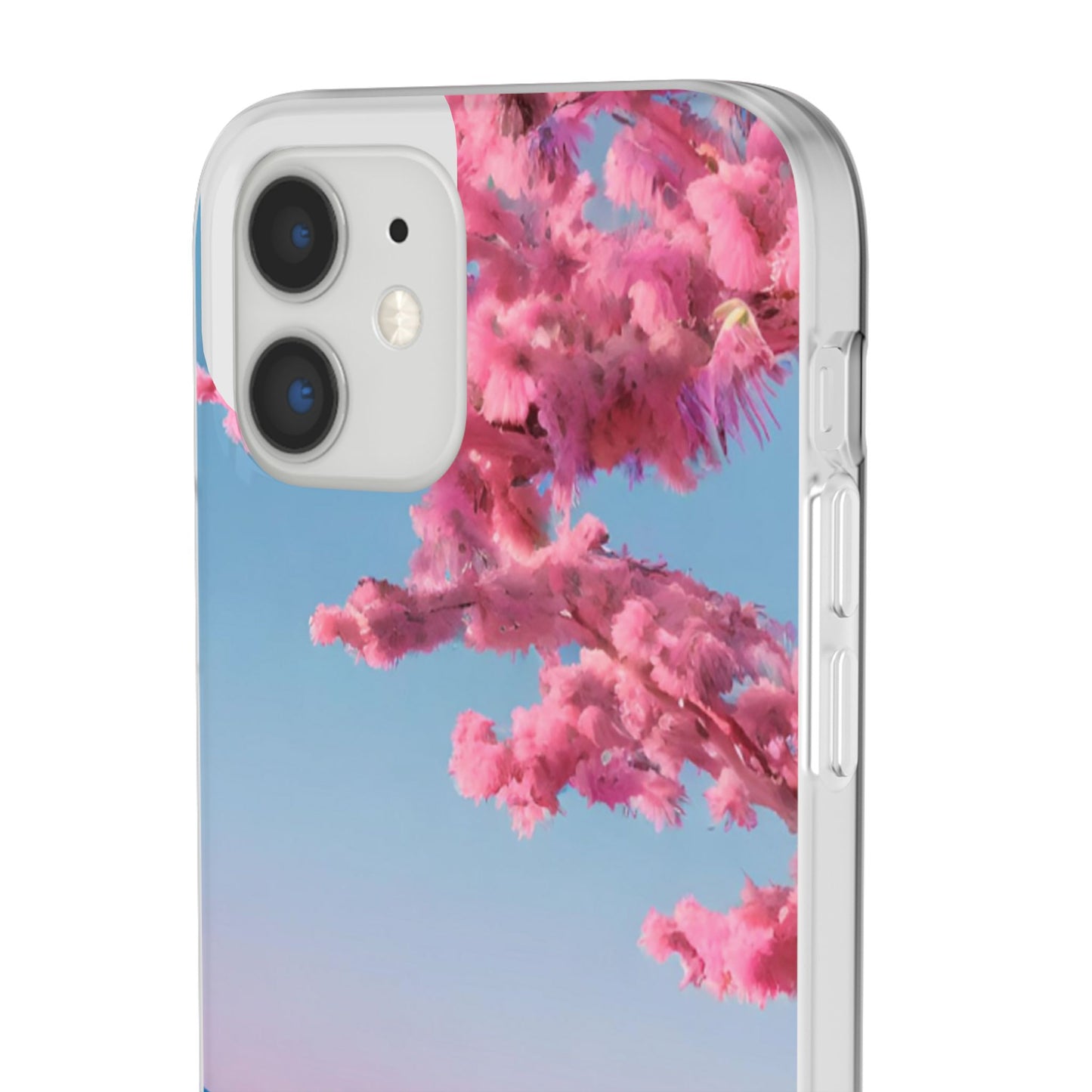 Flexi Pink landscape cherry blossom Phone case | Mobile cover