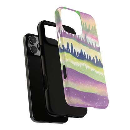 Limited Edition | Subliminals for good grades | Beautiful Abstract Landscape Phone Case – Nature Design Mobile Cover with Dual Protection