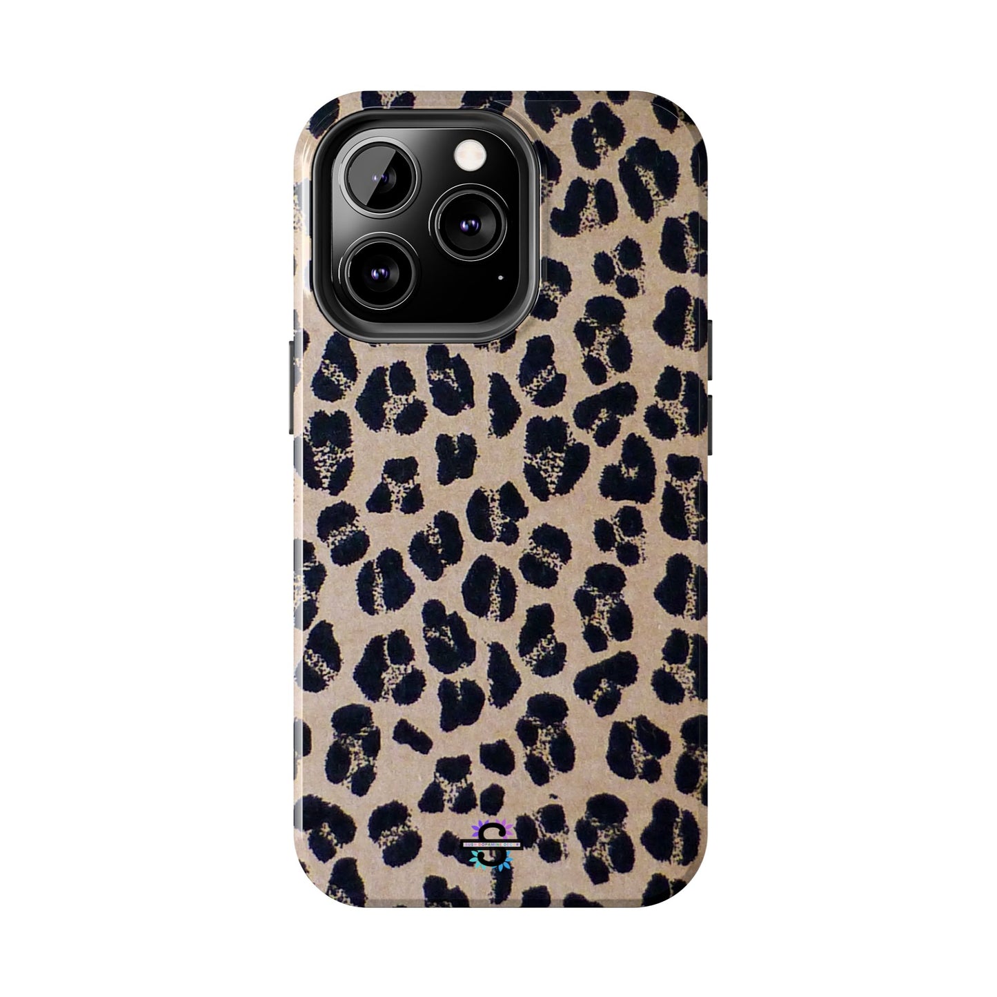 Black and Brown Mobile Cover, Leopard Print, Stylish Mobile Case, Accessories