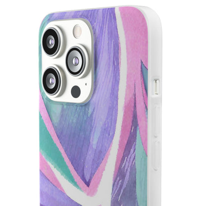 Subliminals for Prosperity | Purple Blue Green Pattern Phone cover | World's first Subliminals Brand | Sush Dopamine Decor