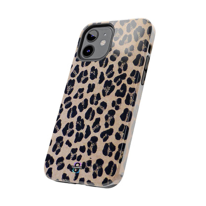 Black and Brown Mobile Cover, Leopard Print, Stylish Mobile Case, Accessories