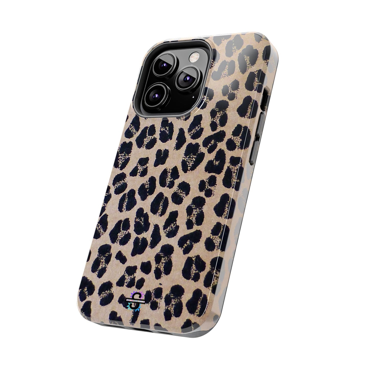 Black and Brown Mobile Cover, Leopard Print, Stylish Mobile Case, Accessories