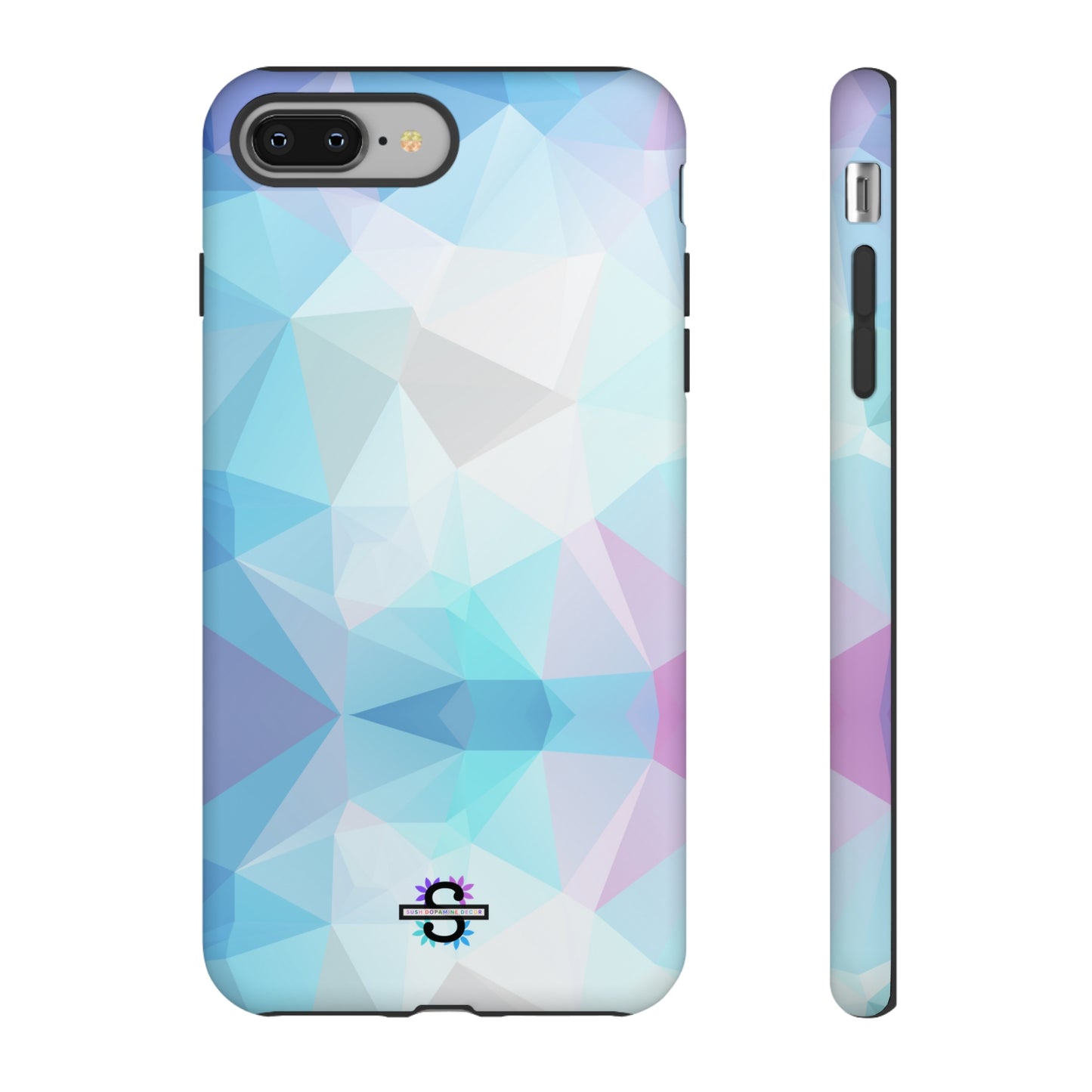 Geometric Blue Phone Cover