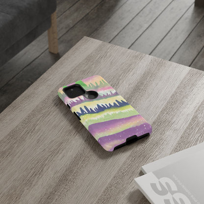 Limited Edition | Subliminals for good grades | Beautiful Abstract Landscape Phone Case – Nature Design Mobile Cover with Dual Protection