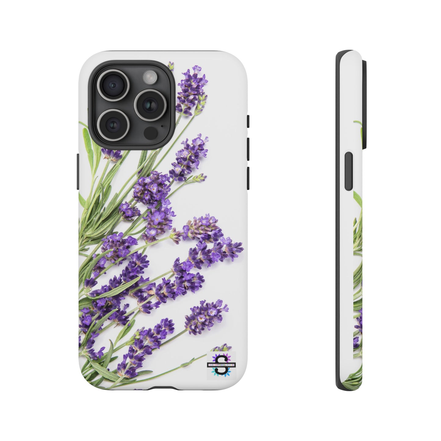 Lavender Print Hard Phone Cover, Mobile case