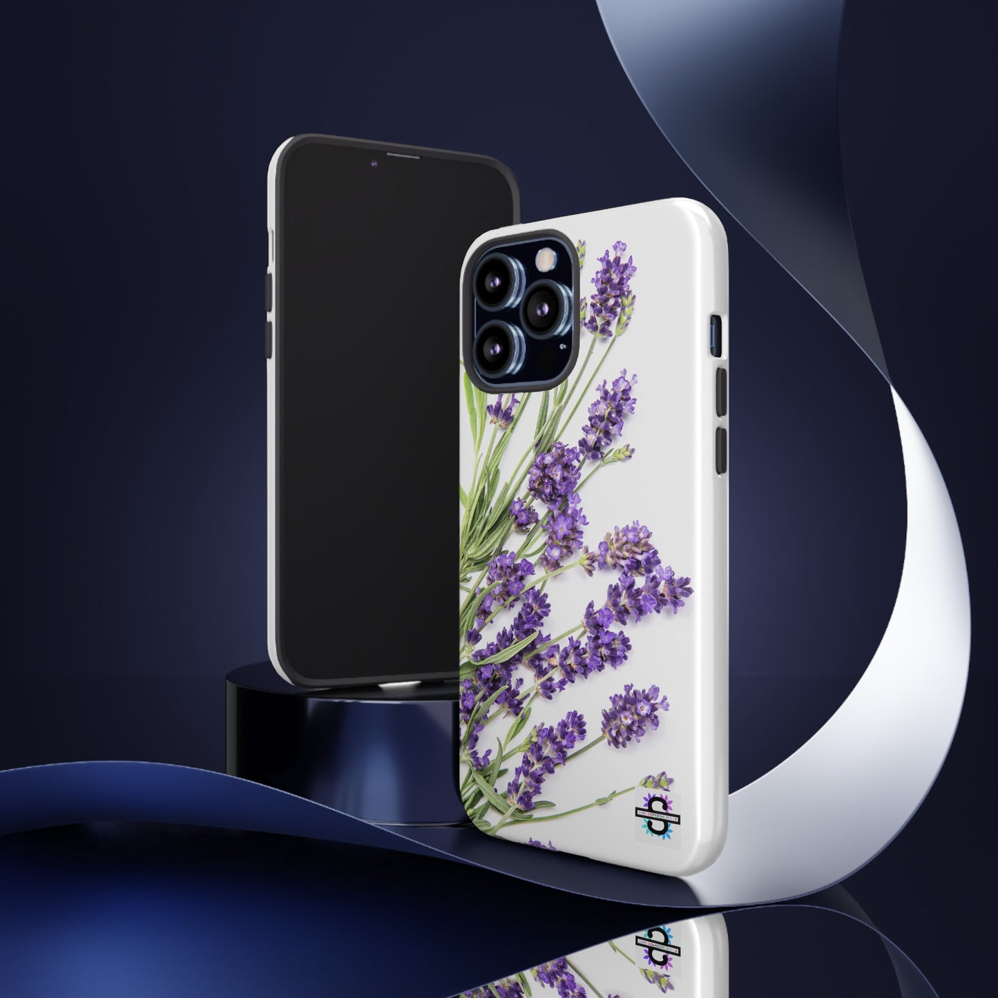 Lavender Print Hard Phone Cover, Mobile case