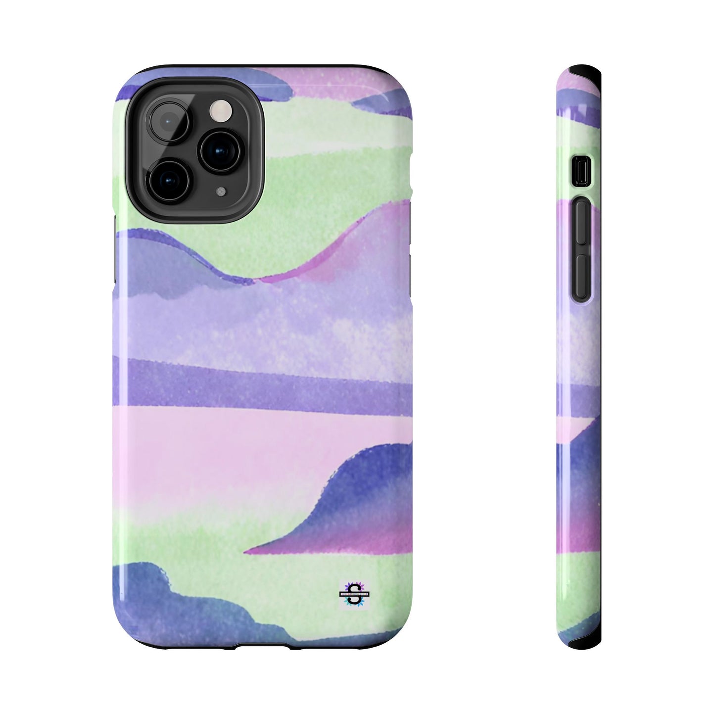Vibrant Defenders: Amazing Pink Green Purple Blue Tough Phone Case | Mobile covers