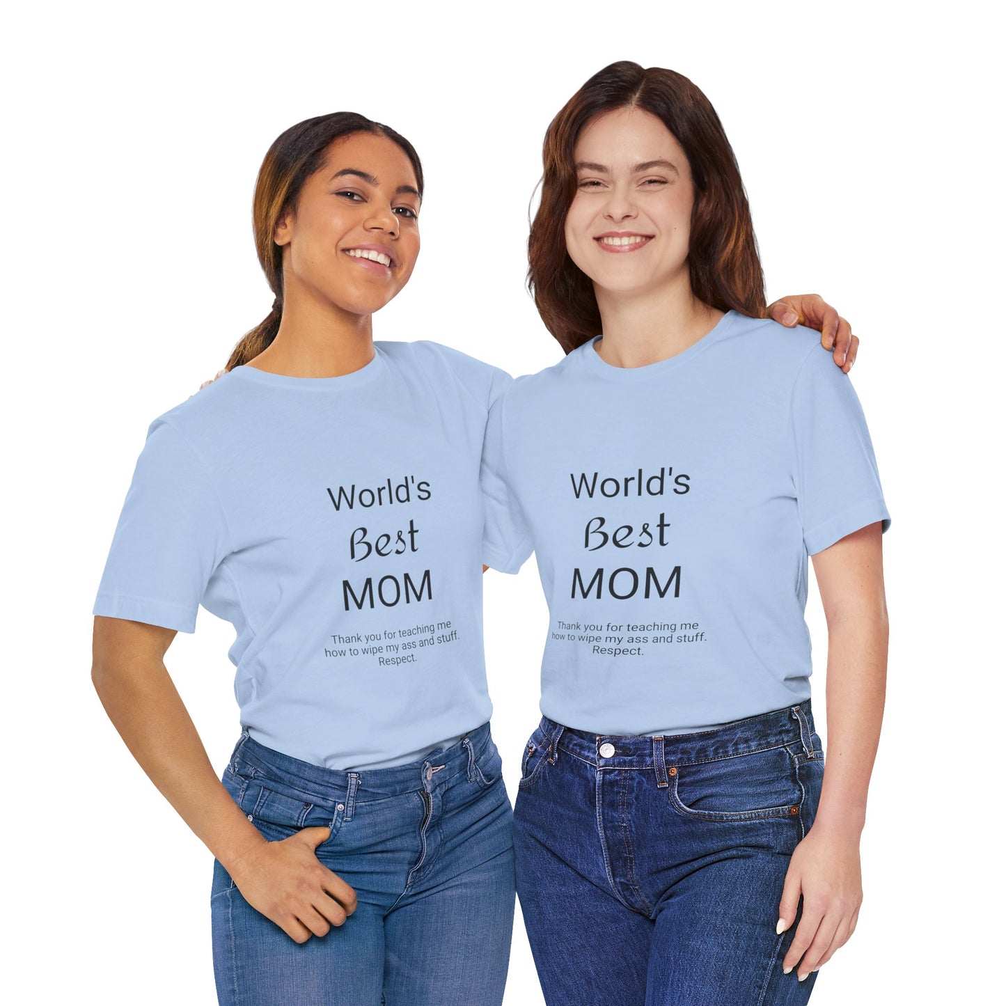 Unisex Jersey Short Sleeve "World's Best Mom" T-shirts | Tee