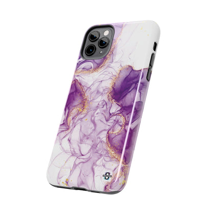 Purple White gold marble Tough Phone Case | Mobile cover