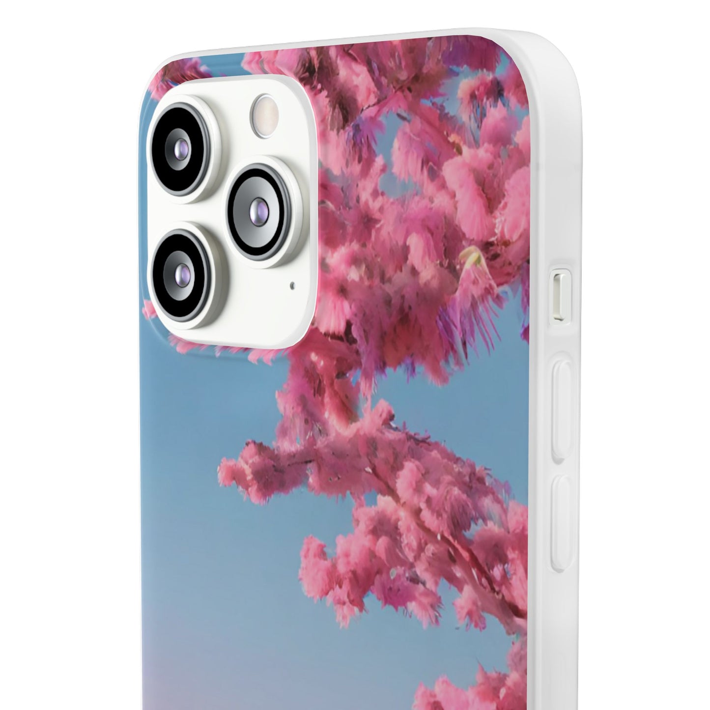 Flexi Pink landscape cherry blossom Phone case | Mobile cover