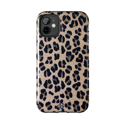 Black and Brown Mobile Cover, Leopard Print, Stylish Mobile Case, Accessories