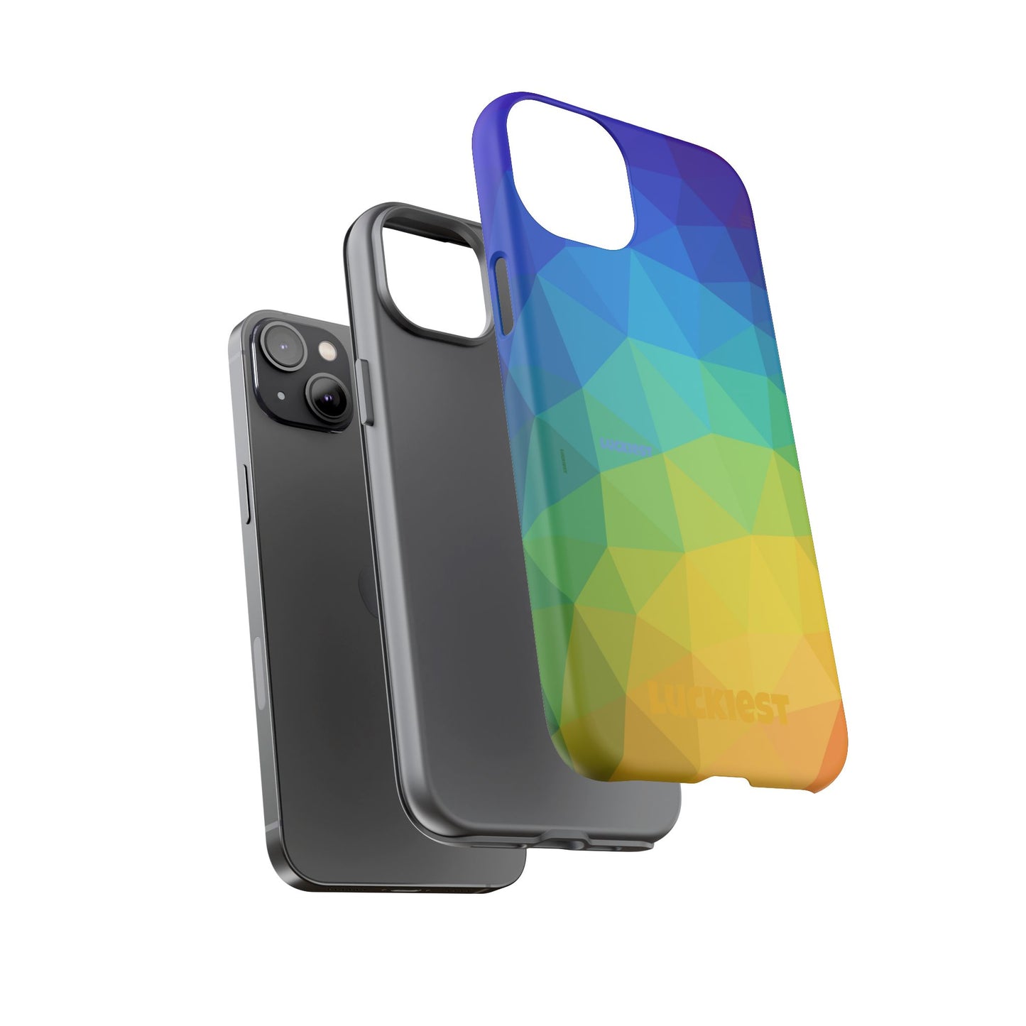 Chromatic Geometric Phone Cover | Mobile Cover  | Luckiest person alive subliminal