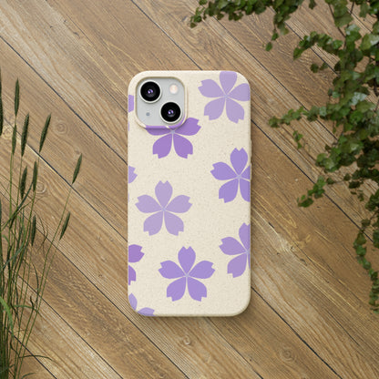 Eco friendly Purple Lavender Floral Design Phone case