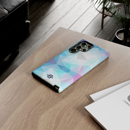 Geometric Blue Phone Cover