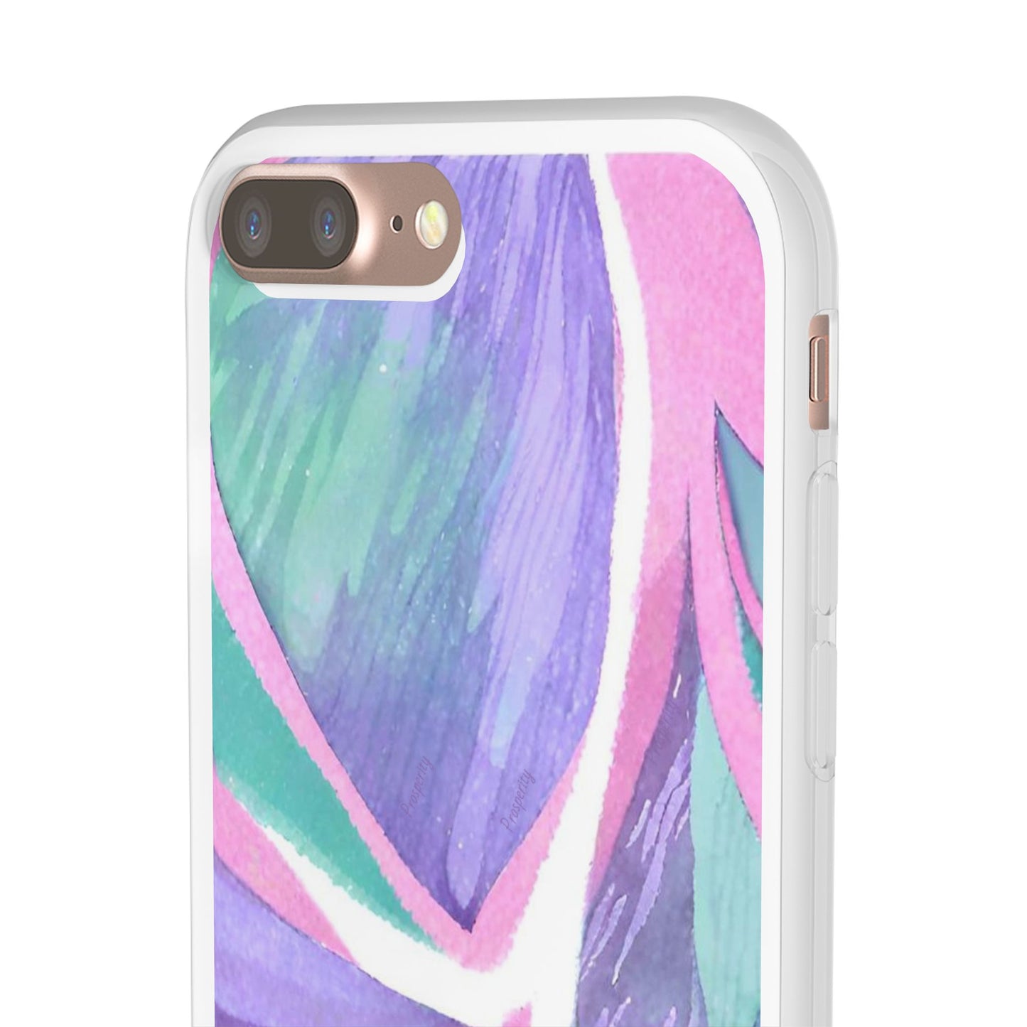 Subliminals for Prosperity | Purple Blue Green Pattern Phone cover | World's first Subliminals Brand | Sush Dopamine Decor