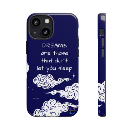 Limited Edition | Royal Blue Phone Case with Motivational Quote – Cloud Design Slim Protective Cover with Dual Layer Protection | Success Subliminals | Motivational Quote