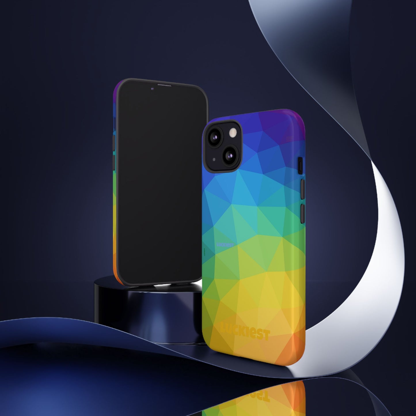 Chromatic Geometric Phone Cover | Mobile Cover  | Luckiest person alive subliminal