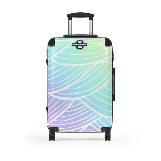 Colorful Bright Travel Bag, Gradient Suitcase, Cabin Bag, Durable travel suitcase