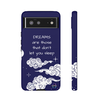 Limited Edition | Royal Blue Phone Case with Motivational Quote – Cloud Design Slim Protective Cover with Dual Layer Protection | Success Subliminals | Motivational Quote