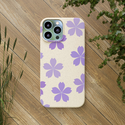 Eco friendly Purple Lavender Floral Design Phone case