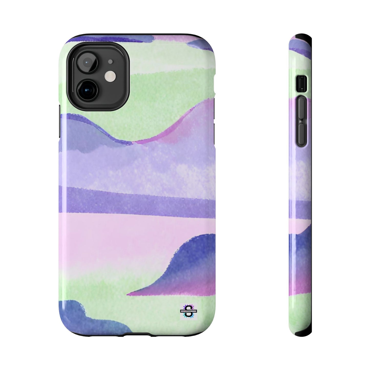 Vibrant Defenders: Amazing Pink Green Purple Blue Tough Phone Case | Mobile covers