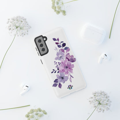 Limited Edition Floral Purple Phone Case | Prosperity Subliminals | Protective Hard Cover | Exclusive Collector's item