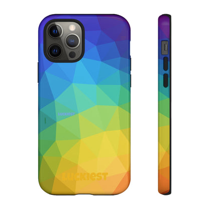Chromatic Geometric Phone Cover | Mobile Cover  | Luckiest person alive subliminal