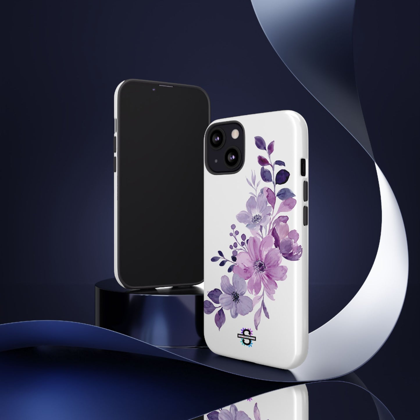 Limited Edition Floral Purple Phone Case | Prosperity Subliminals | Protective Hard Cover | Exclusive Collector's item