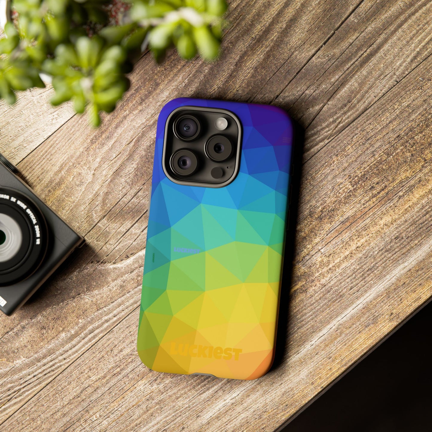 Chromatic Geometric Phone Cover | Mobile Cover  | Luckiest person alive subliminal