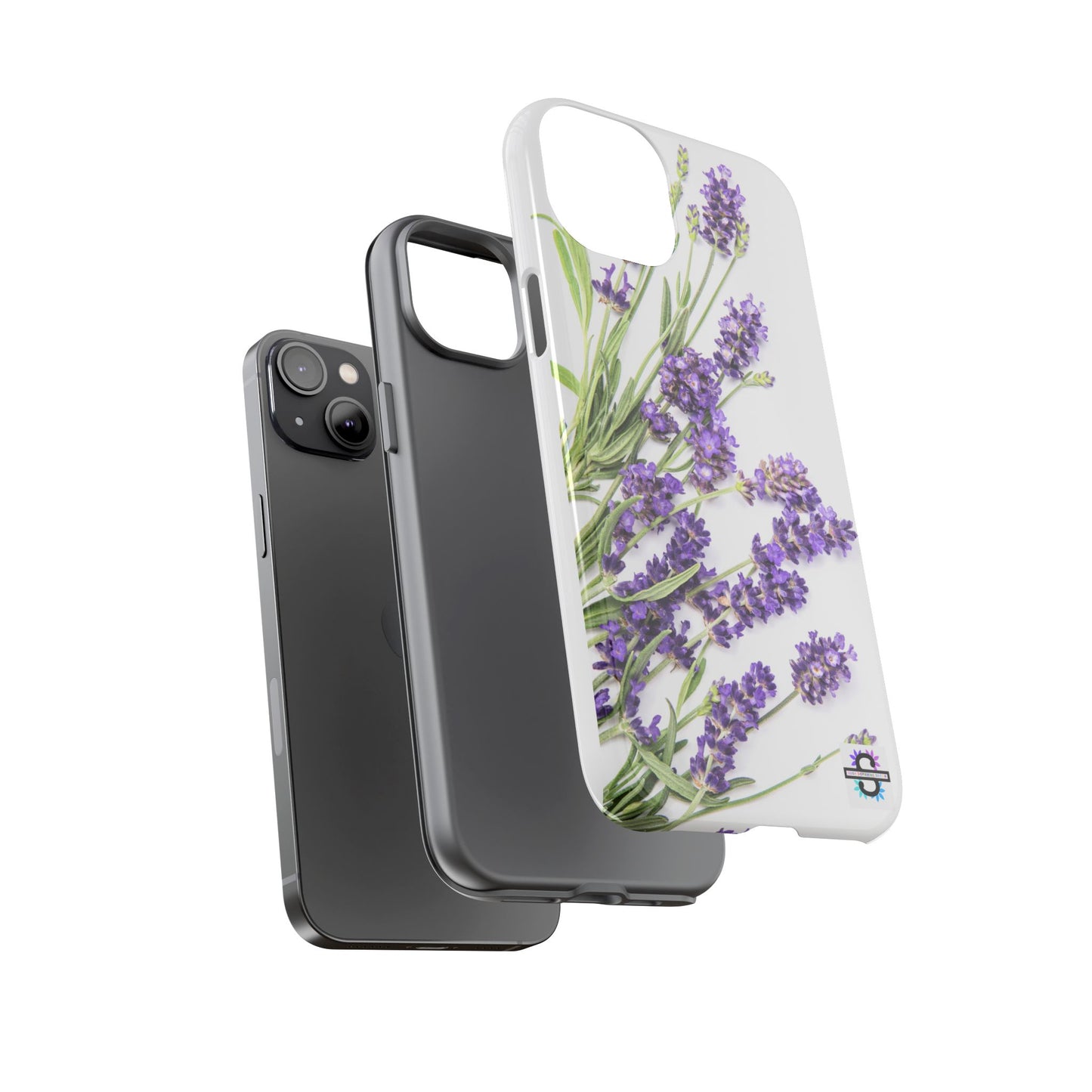 Lavender Print Hard Phone Cover, Mobile case