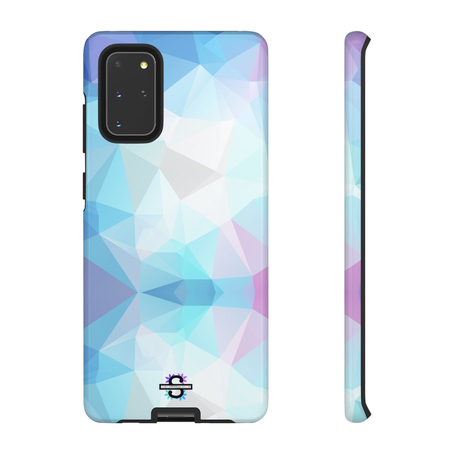 Geometric Blue Phone Cover