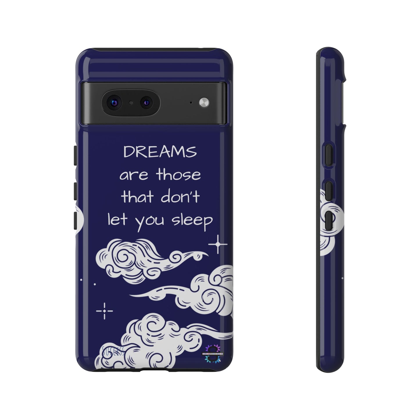Limited Edition | Royal Blue Phone Case with Motivational Quote – Cloud Design Slim Protective Cover with Dual Layer Protection | Success Subliminals | Motivational Quote