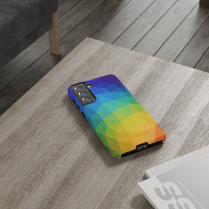 Chromatic Geometric Phone Cover | Mobile Cover  | Luckiest person alive subliminal