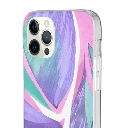 Subliminals for Prosperity | Purple Blue Green Pattern Phone cover | World's first Subliminals Brand | Sush Dopamine Decor