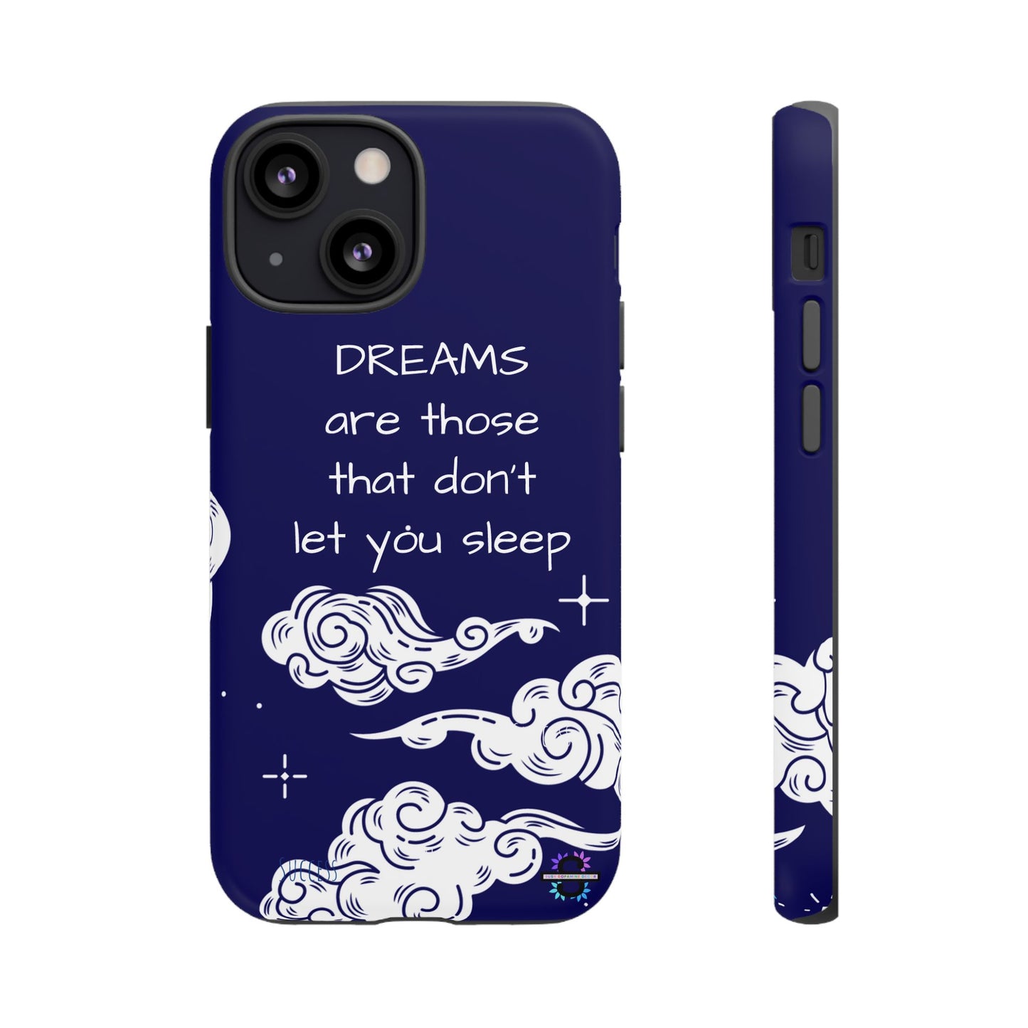 Limited Edition | Royal Blue Phone Case with Motivational Quote – Cloud Design Slim Protective Cover with Dual Layer Protection | Success Subliminals | Motivational Quote