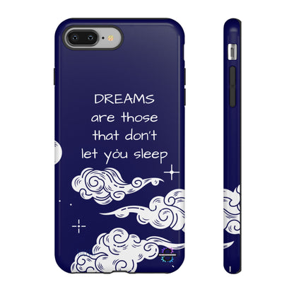 Limited Edition | Royal Blue Phone Case with Motivational Quote – Cloud Design Slim Protective Cover with Dual Layer Protection | Success Subliminals | Motivational Quote