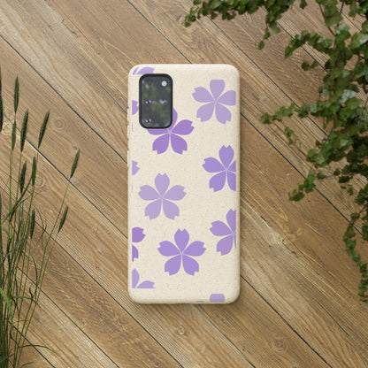 Eco friendly Purple Lavender Floral Design Phone case